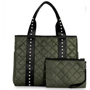 NEW HAUTE SHORE jamie quilted tote in olive